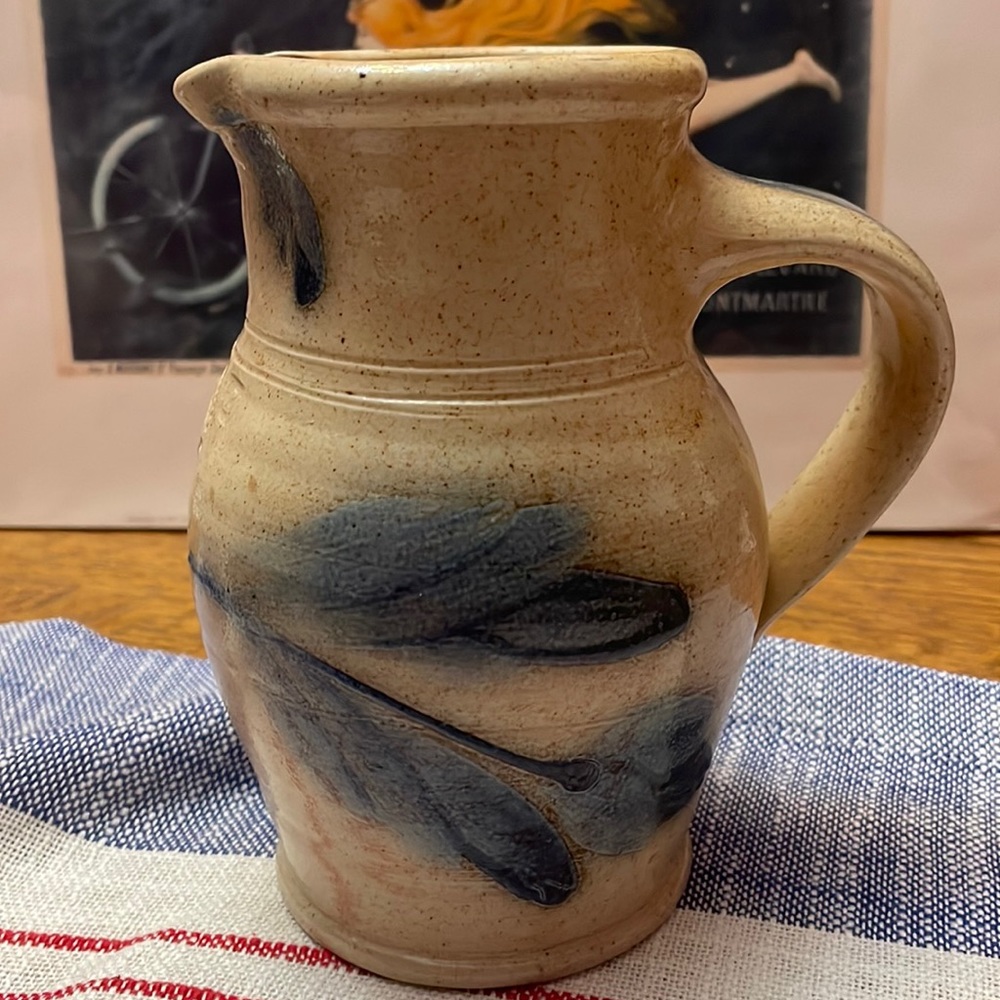 Shadowlawn Stoneware Pottery pitcher